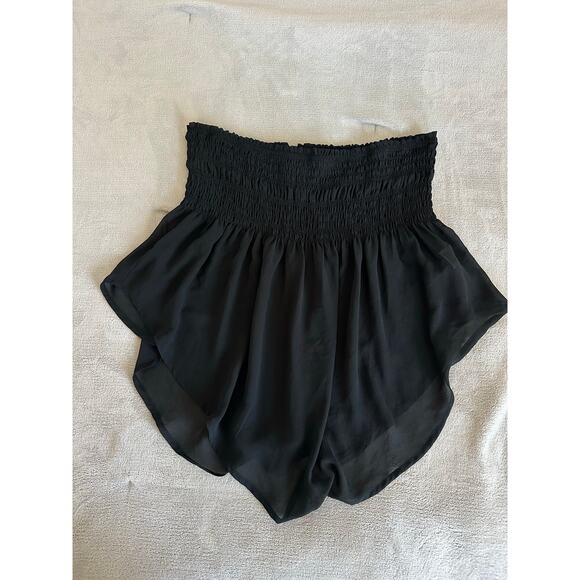 Wild Fable Black Strapless Sheer Flowy Top - Size Large - Picture 3 of 4